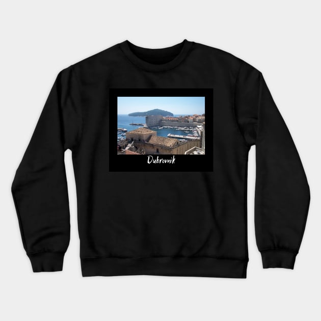 Scenic Dubrovnik Crewneck Sweatshirt by She Gets Creative